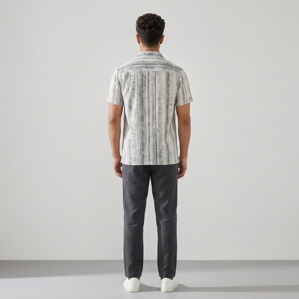 Digital Printed Straight Shirt