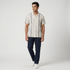 Jacquard Camp Collar Shirt