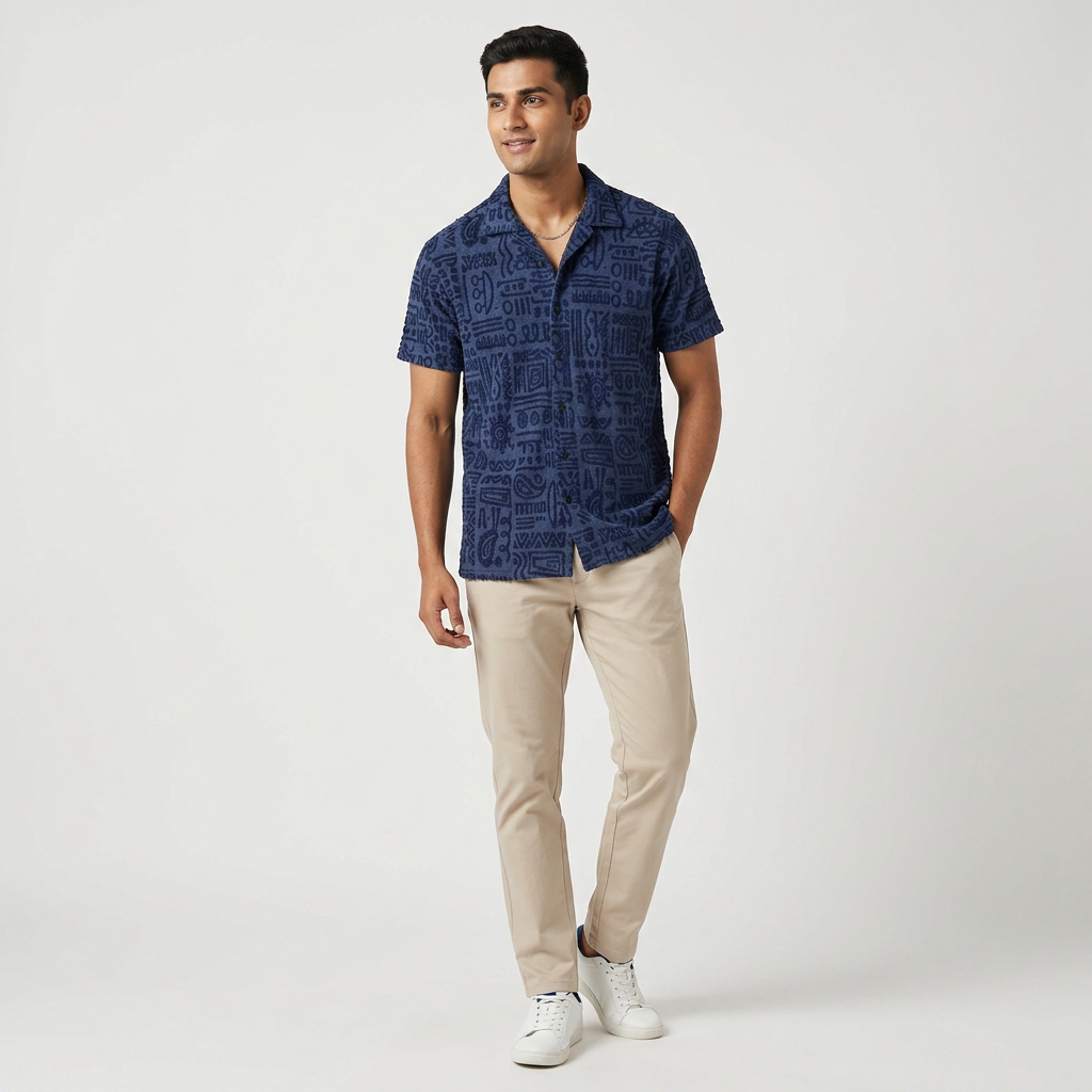 Jacquard Straight Shirt