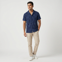Jacquard Straight Shirt