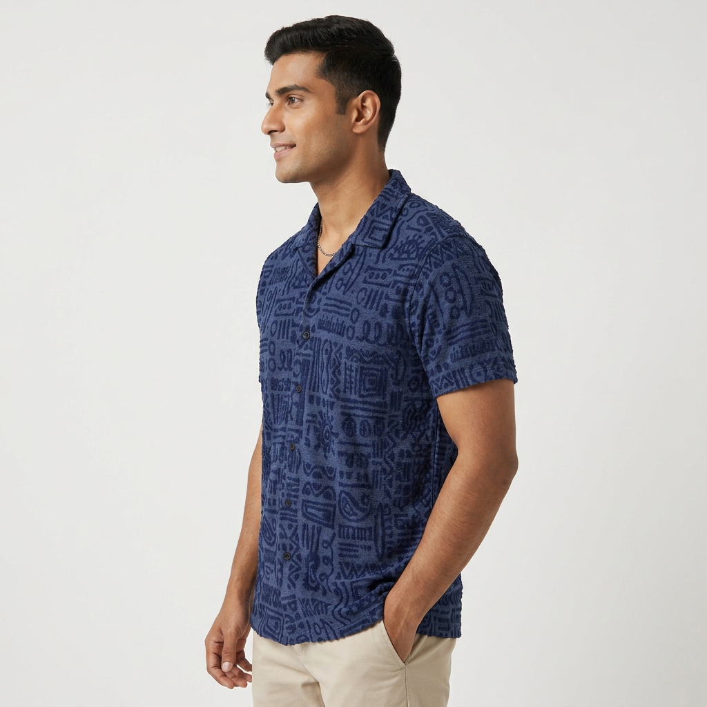 Jacquard Straight Shirt