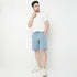 Solid Knee Length Shorts