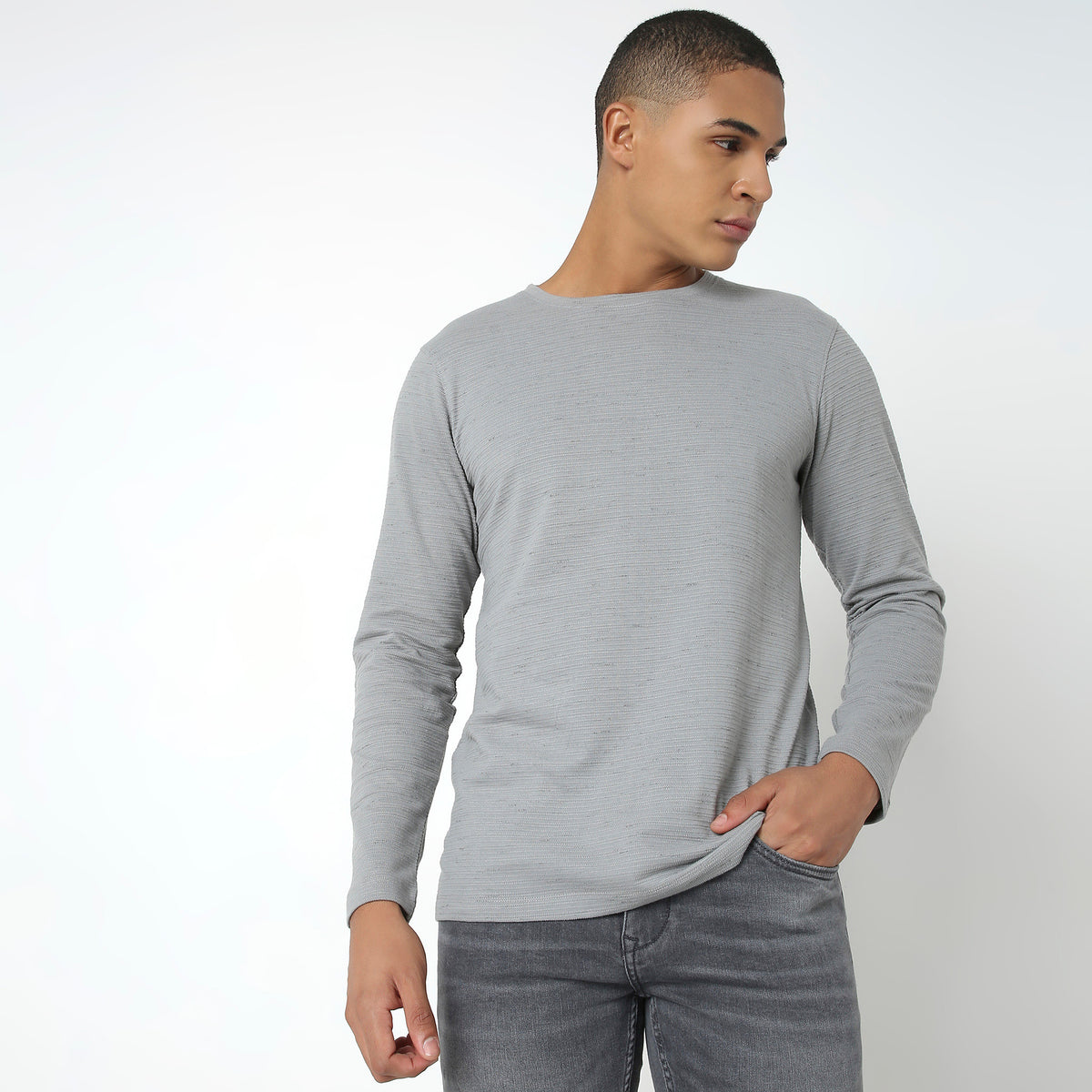 Regular Fit Structured T-Shirt