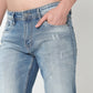 Slim Fit Solid Mid Rise Jeans