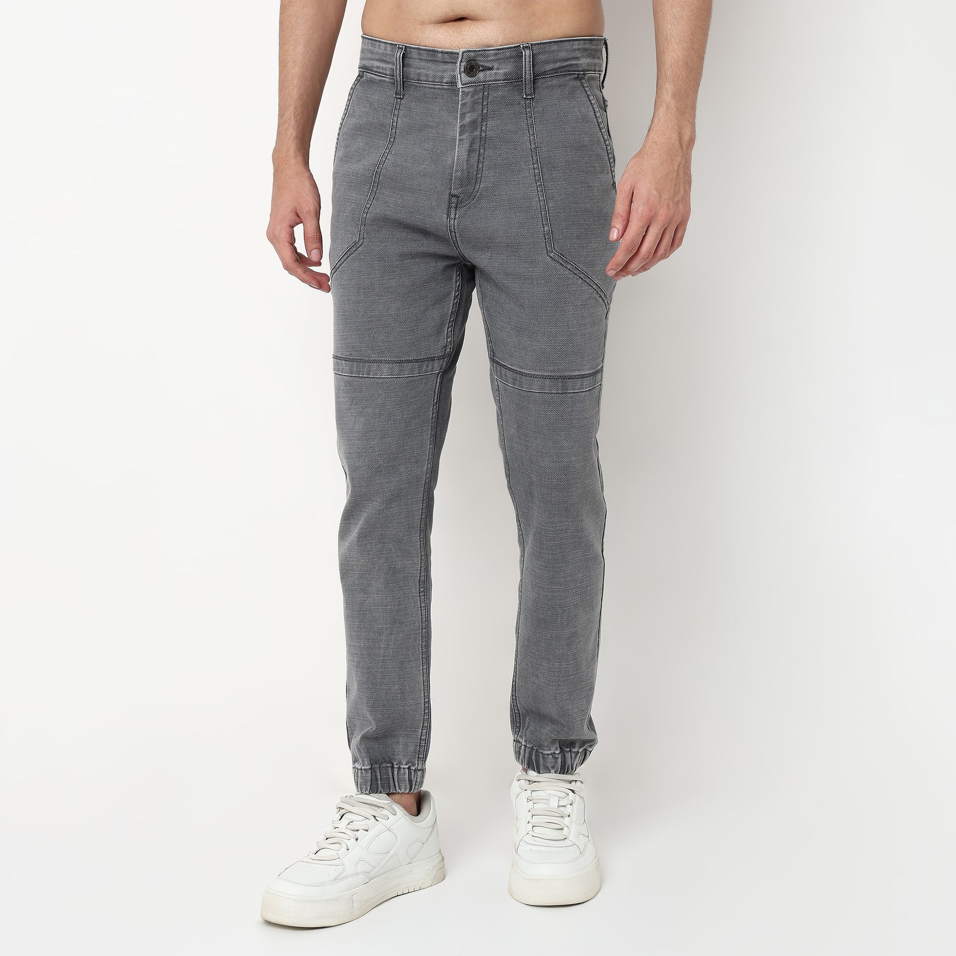 Solid Full Length Jeans