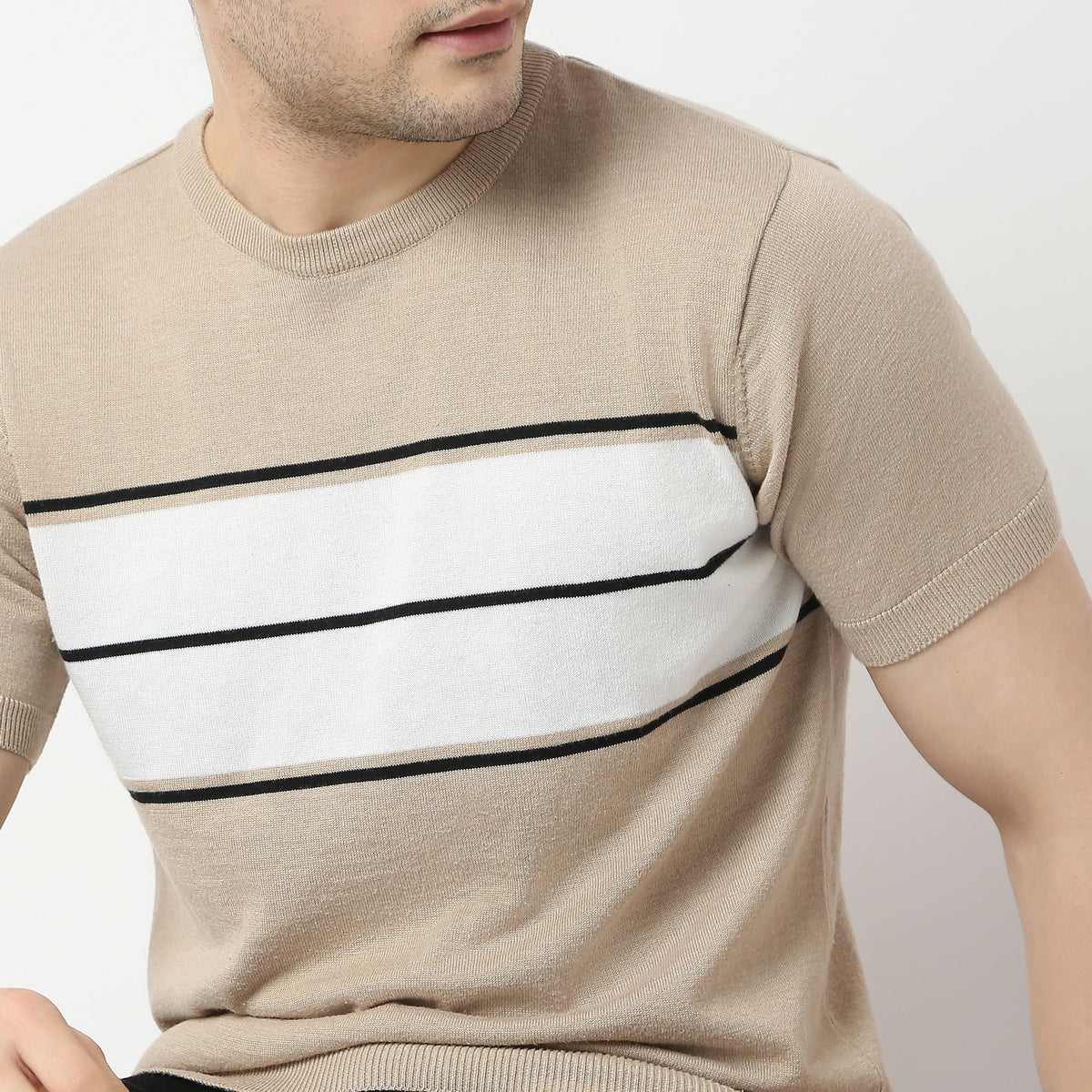 Regular Fit Striped T-Shirt