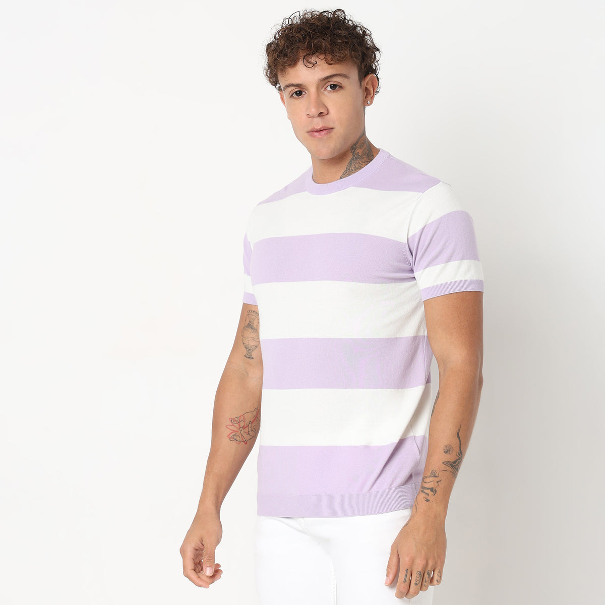 Regular Fit Striped T-Shirt