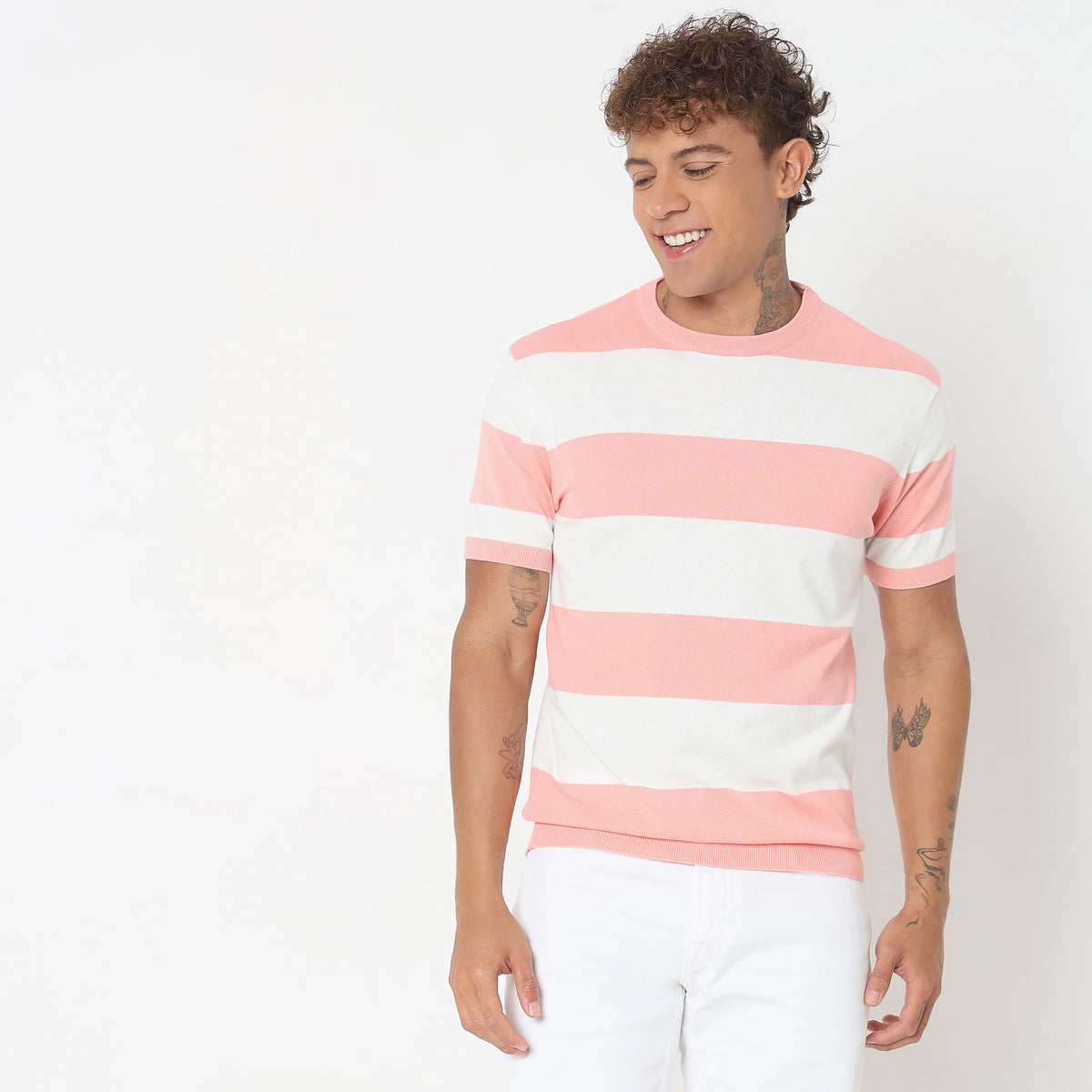 Regular Fit Striped T-Shirt