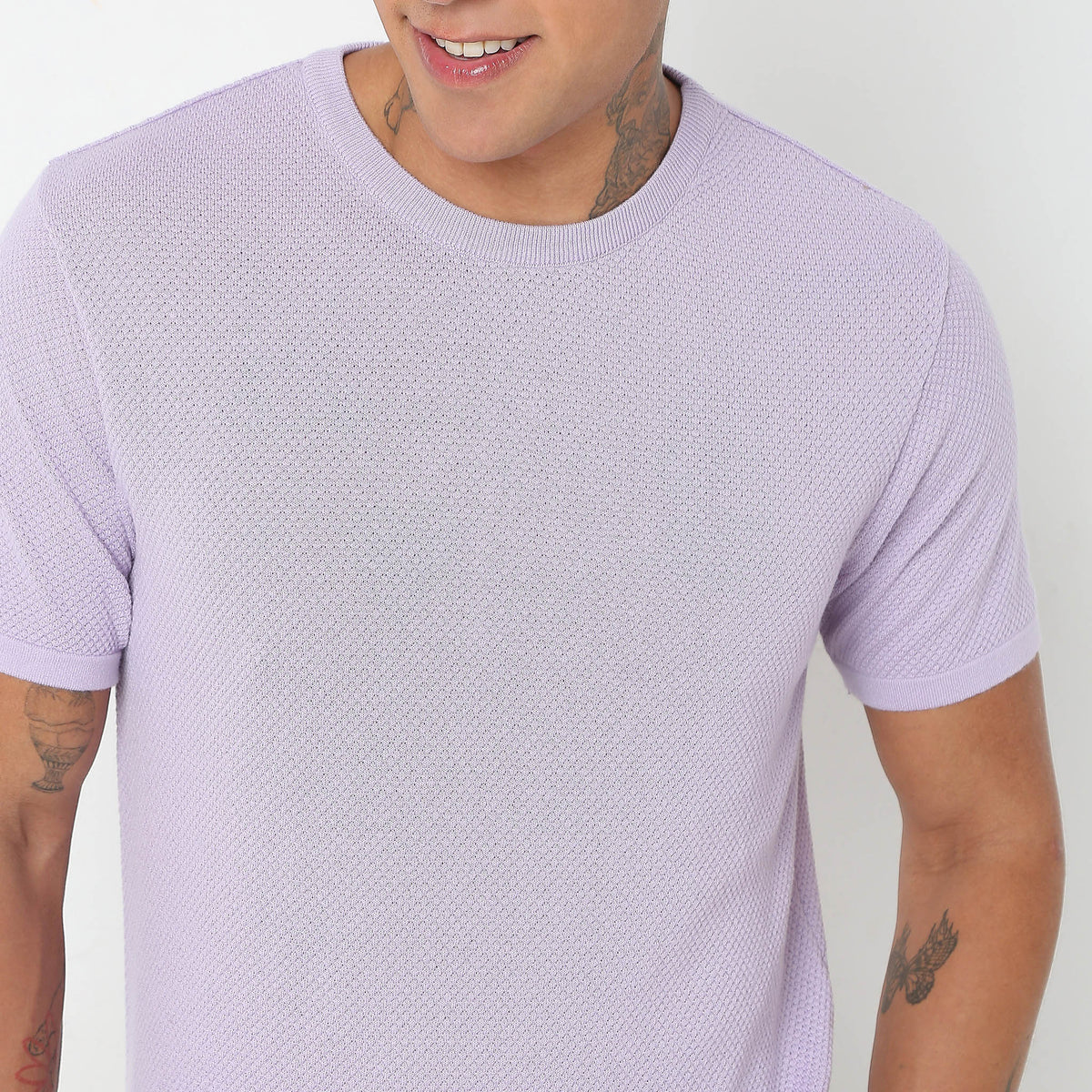 Regular Fit Structured T-Shirt