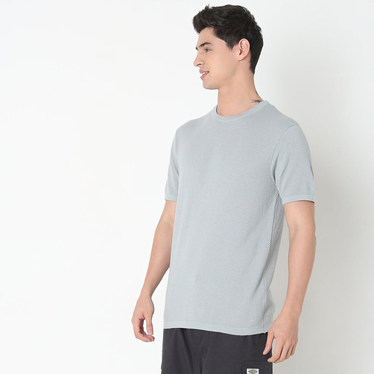 Regular Fit Structured T-Shirt