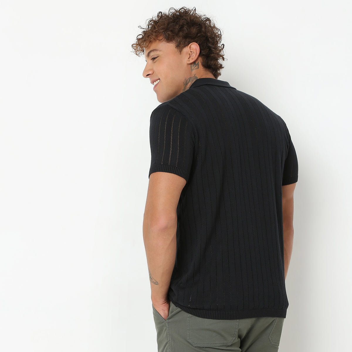 Regular Fit Structured T-Shirt