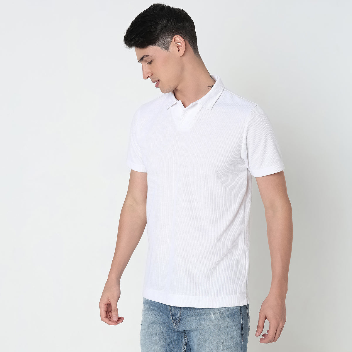 Regular Fit Structured T-Shirt