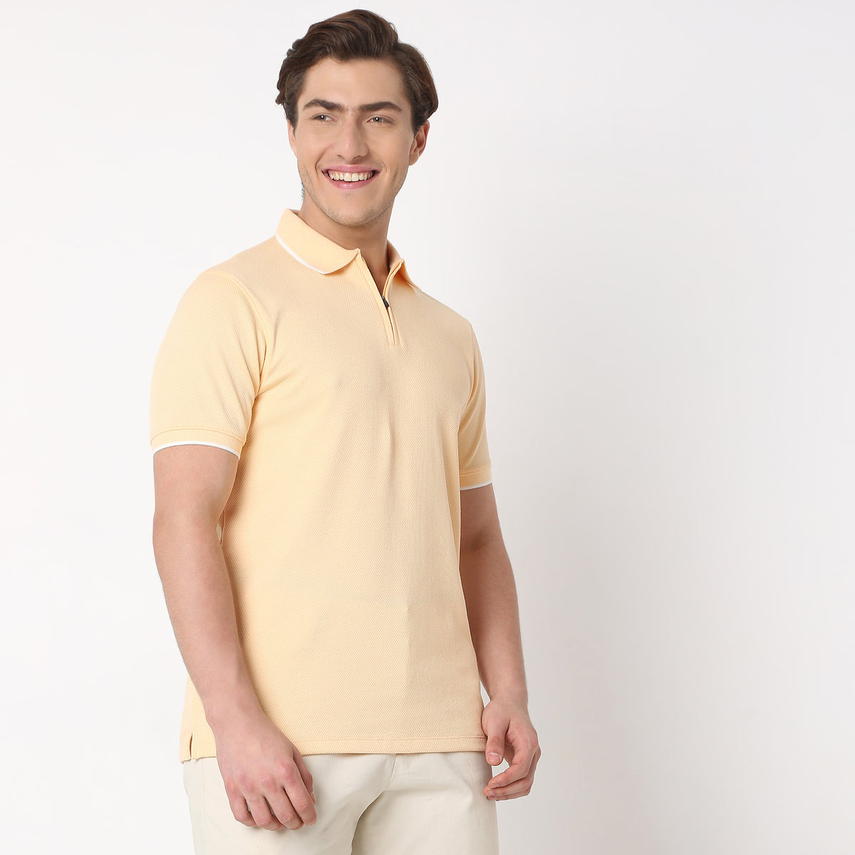 Regular Fit Structured T-Shirt