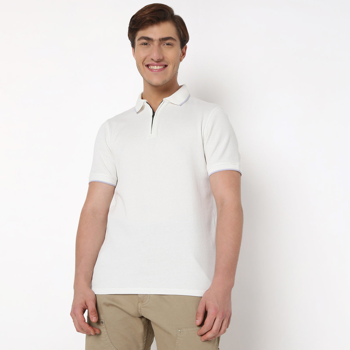 Regular Fit Structured T-Shirt