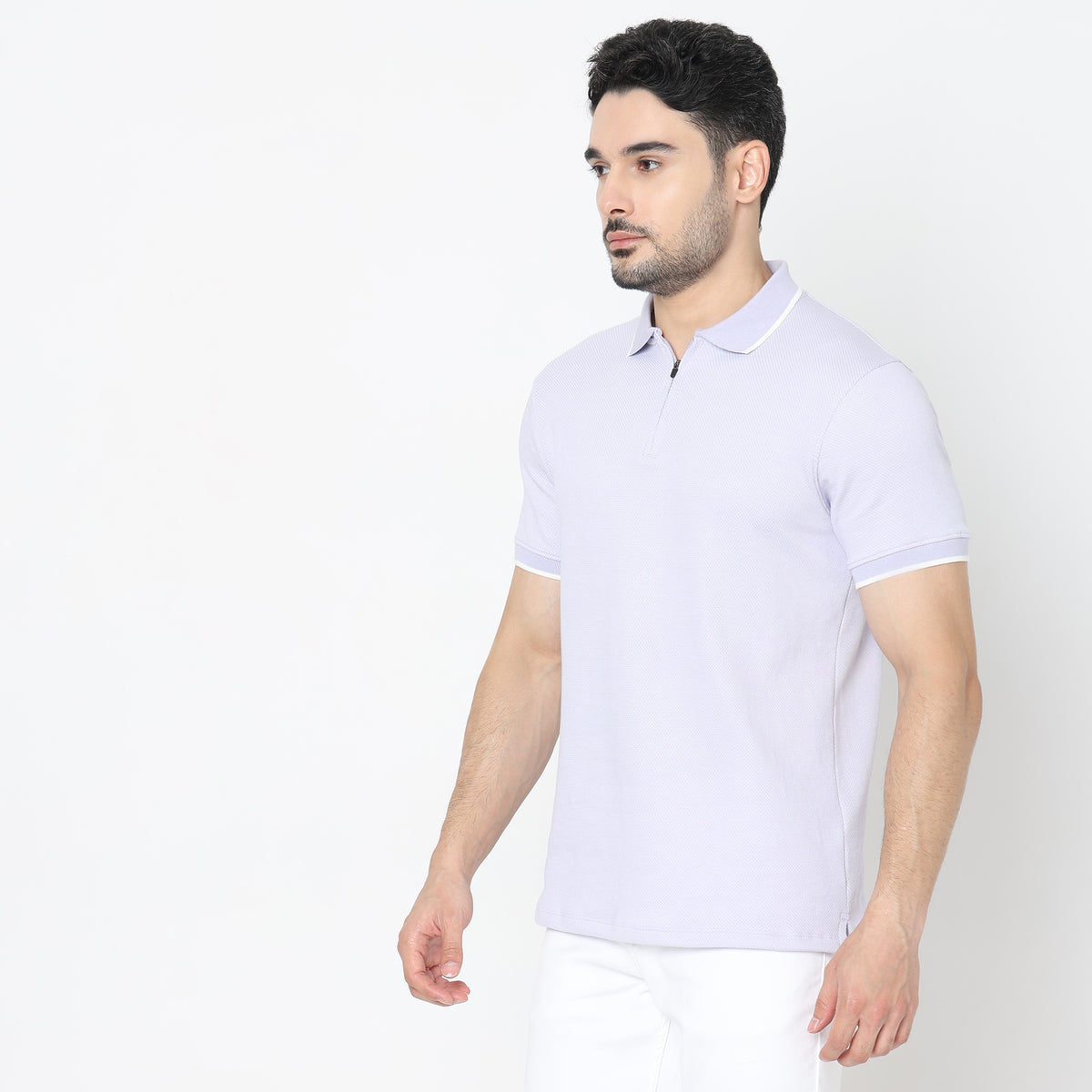 Regular Fit Structured T-Shirt