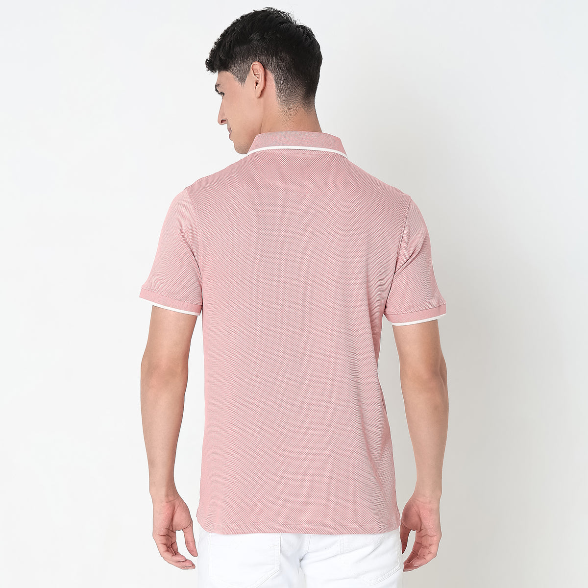 Regular Fit Structured Polo T-Shirt