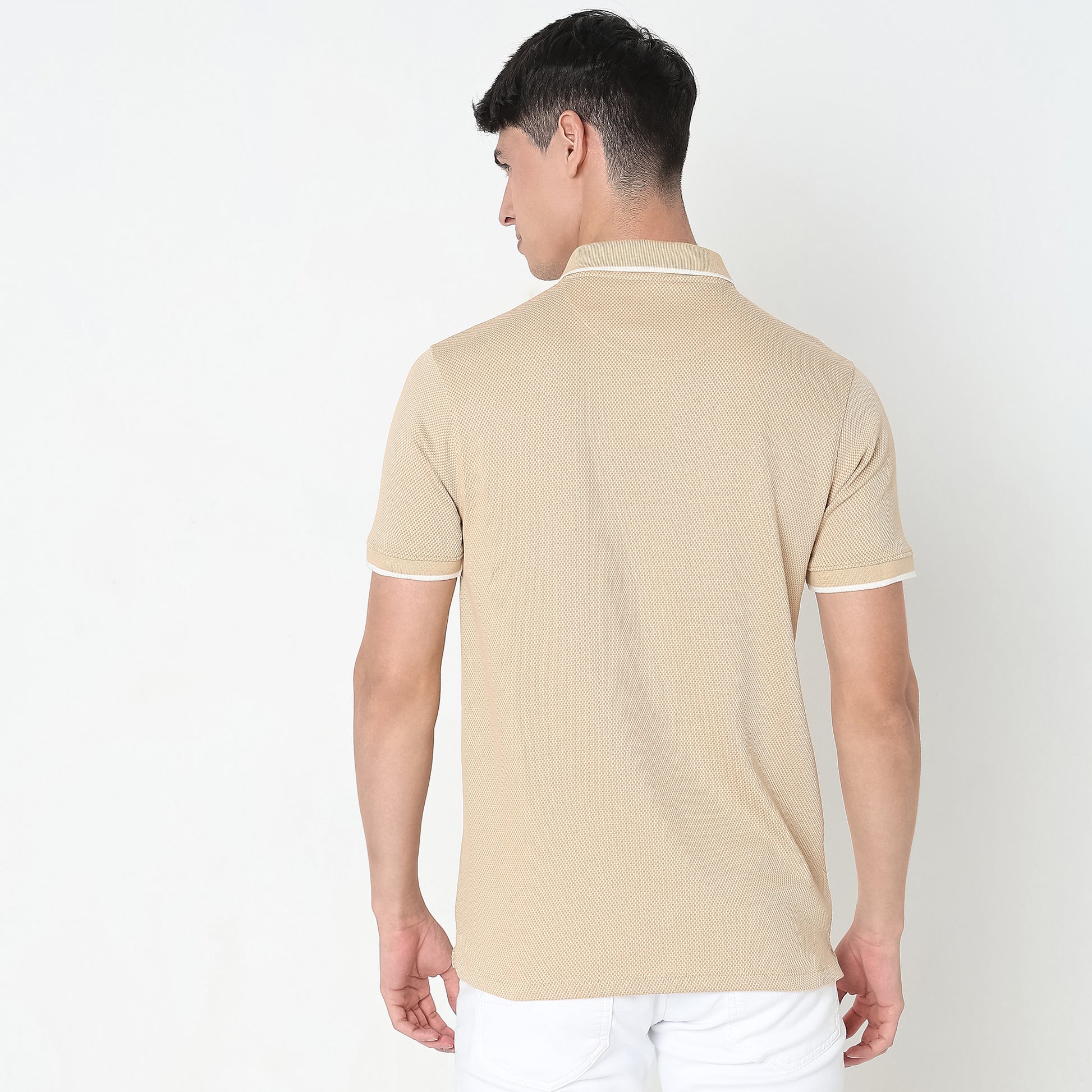 Regular Fit Structured Polo T-Shirt