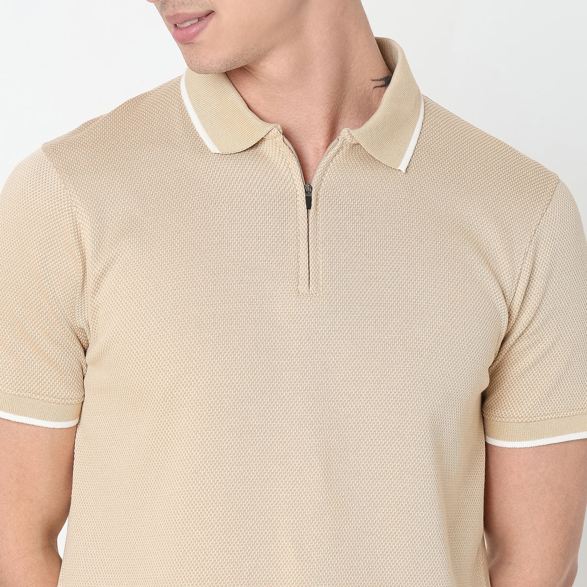 Regular Fit Structured Polo T-Shirt