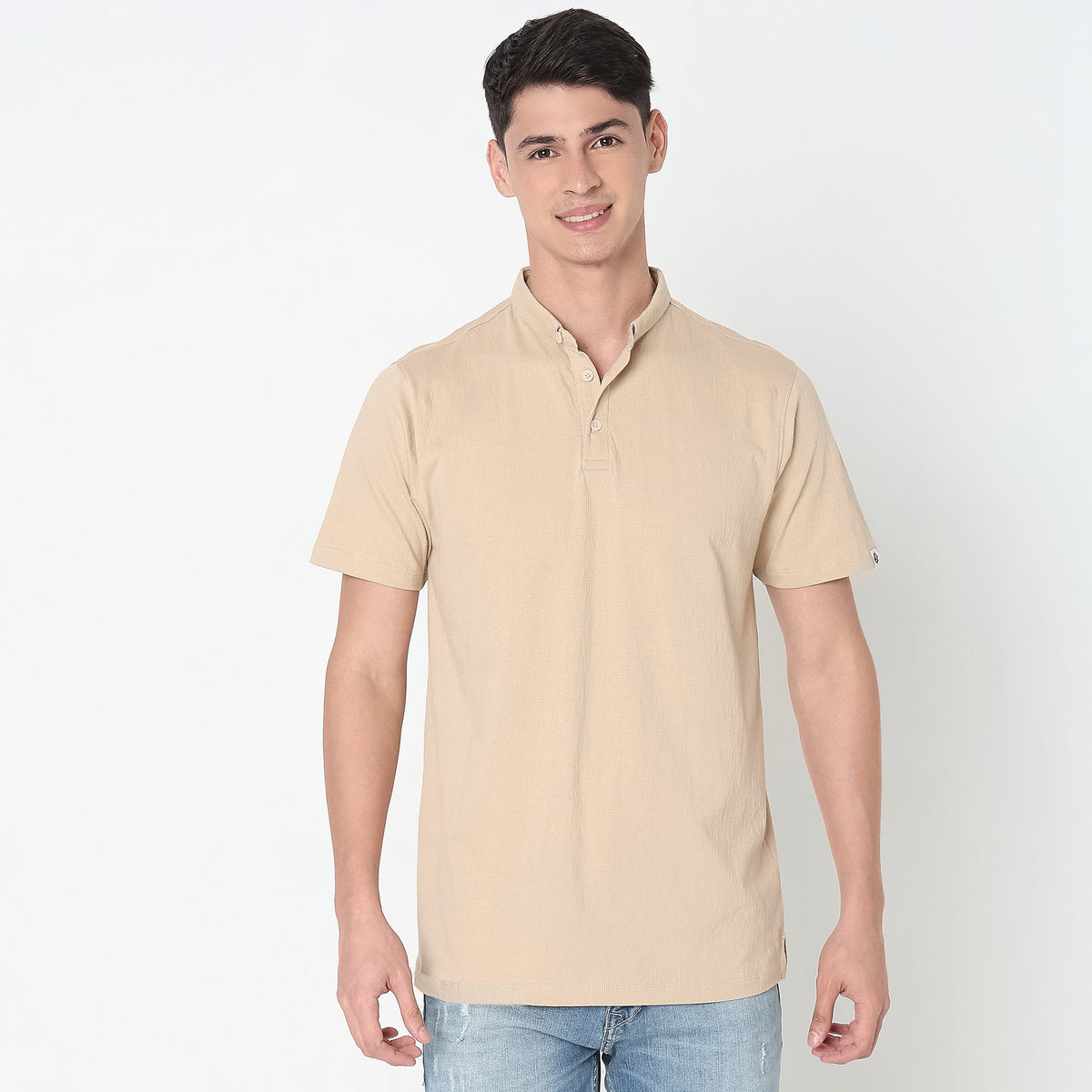 Regular Fit Structured Polo T-Shirt