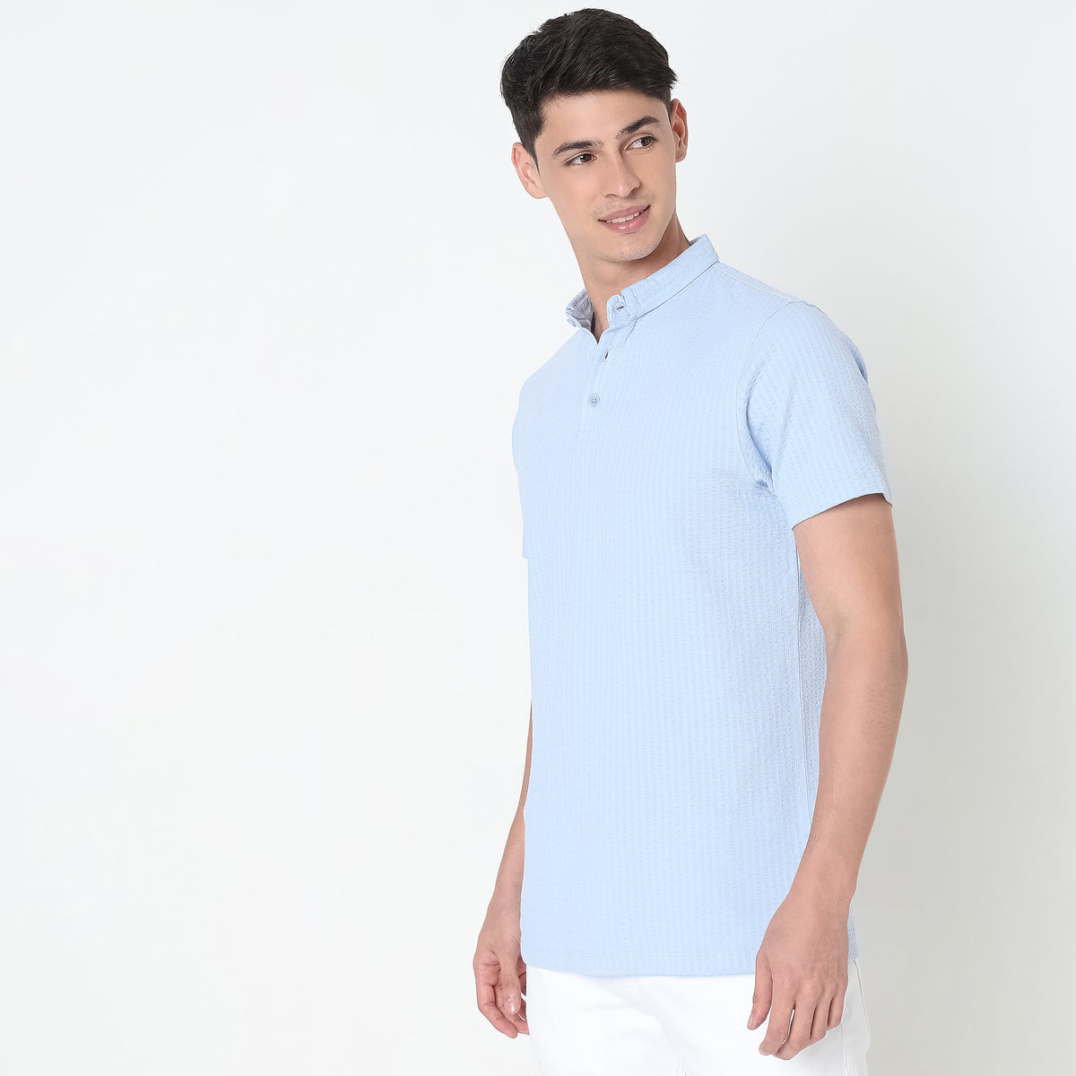 Regular Fit Structured Polo T-Shirt