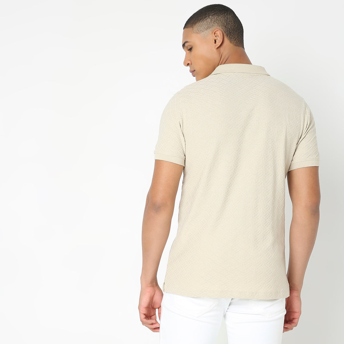 Regular Fit Structured Polo T-Shirt