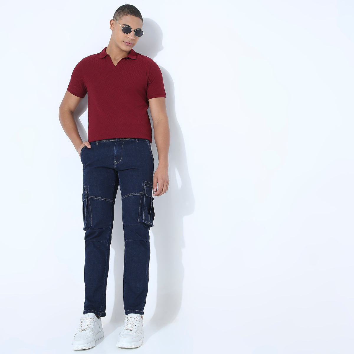 Regular Fit Structured Polo T-Shirt