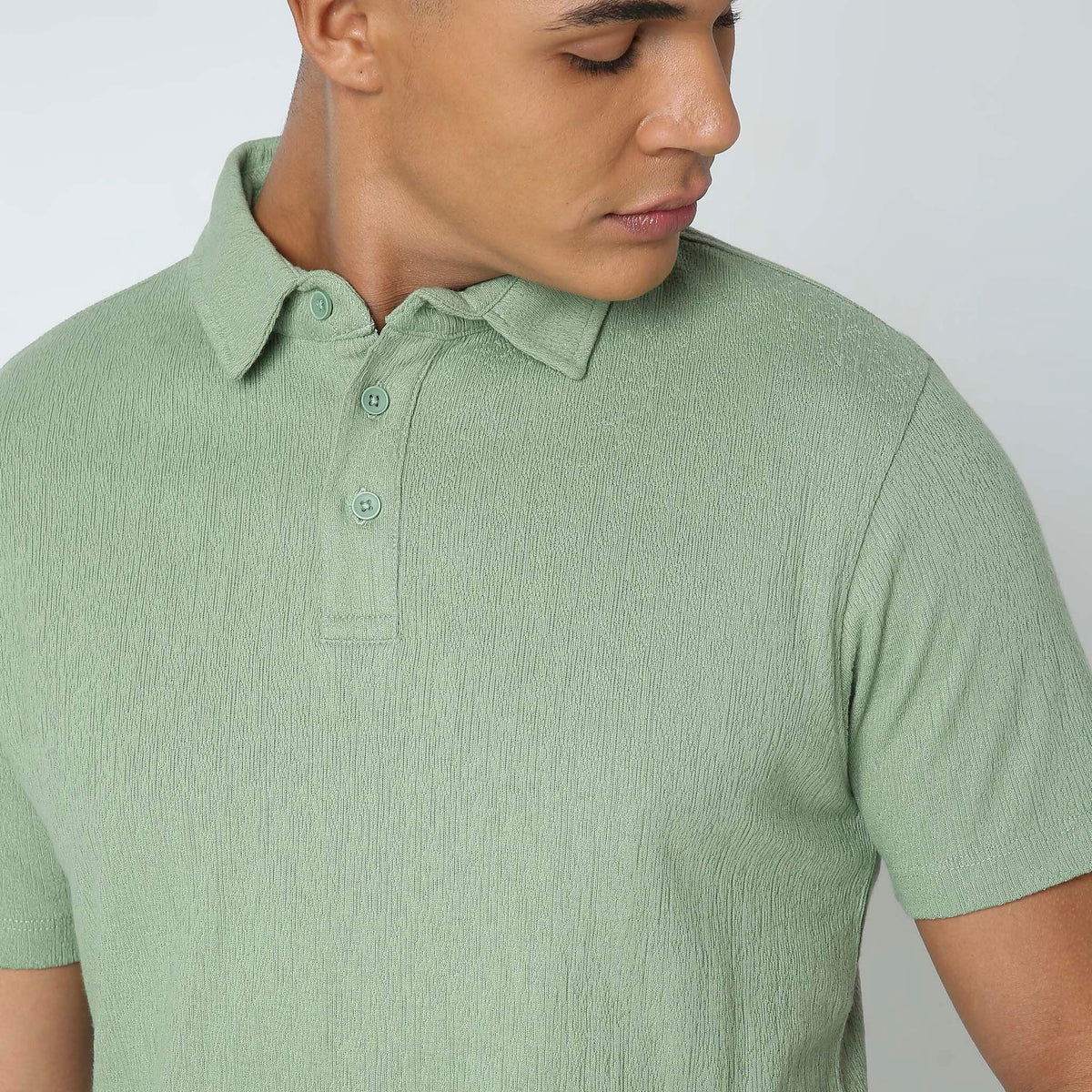 Regular Fit Structured Polo T-Shirt