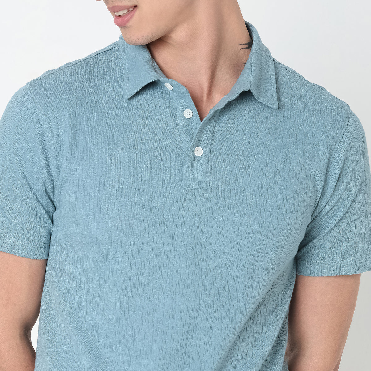 Regular Fit Structured Polo T-Shirt