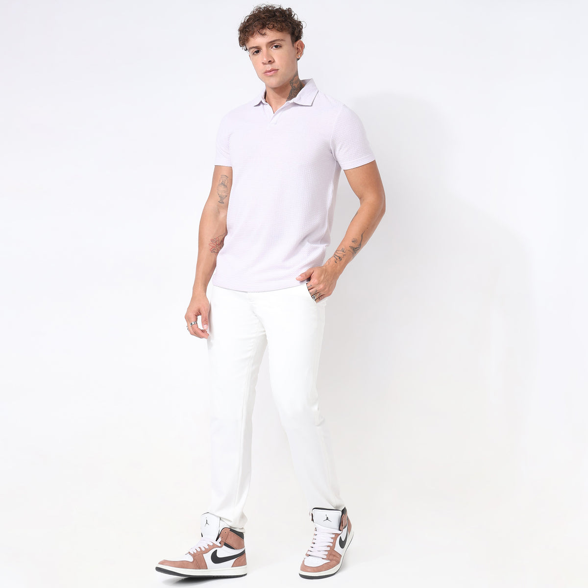 Regular Fit Structured Polo T-Shirt