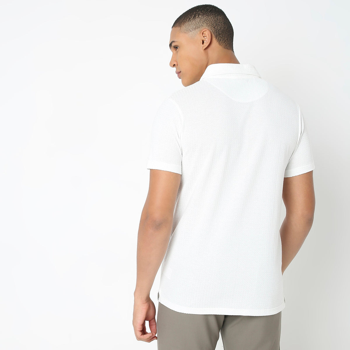 Regular Fit Structured Polo T-Shirt