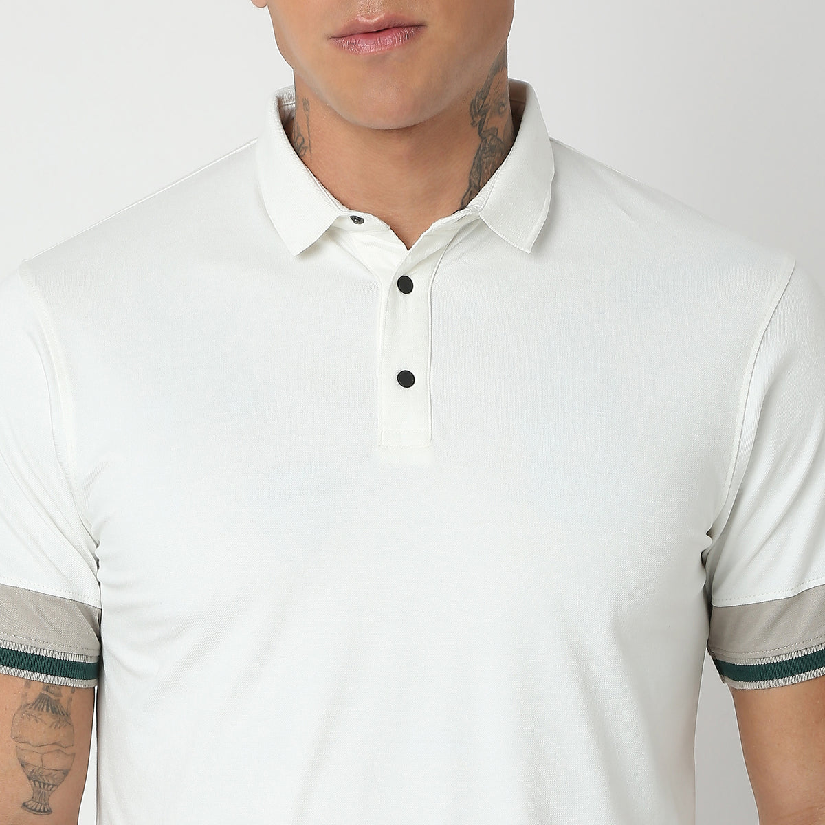 Regular Fit Solid Polo T-Shirt