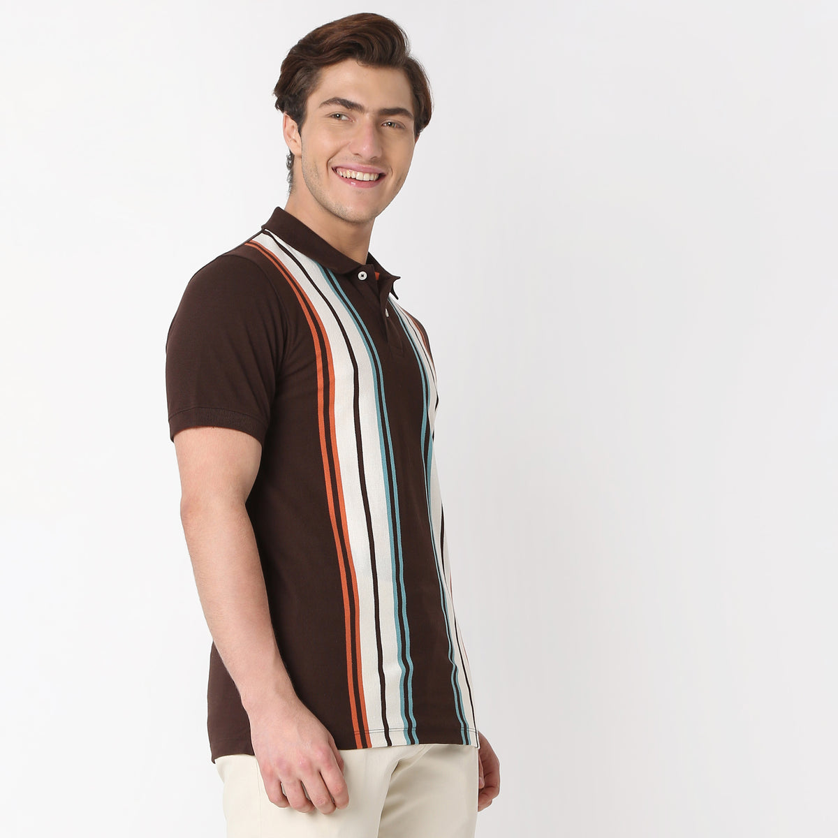 Regular Fit Striped T-Shirt