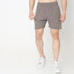 Regular Fit Solid Mid Rise Shorts