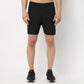 Regular Fit Solid Mid Rise Shorts