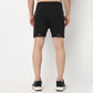 Regular Fit Solid Mid Rise Shorts