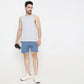 Regular Fit Solid Mid Rise Shorts