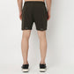 Regular Fit Solid Mid Rise Shorts