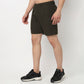 Regular Fit Solid Mid Rise Shorts