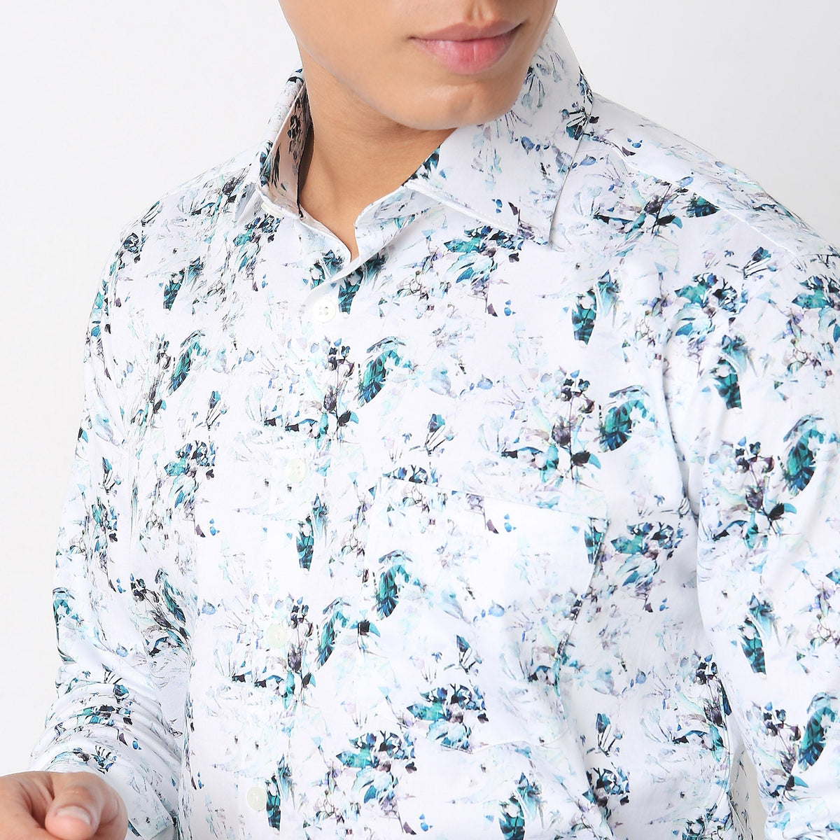 Slim Fit Printed Shirt