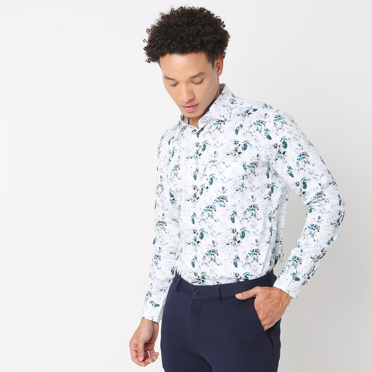 Slim Fit Printed Shirt