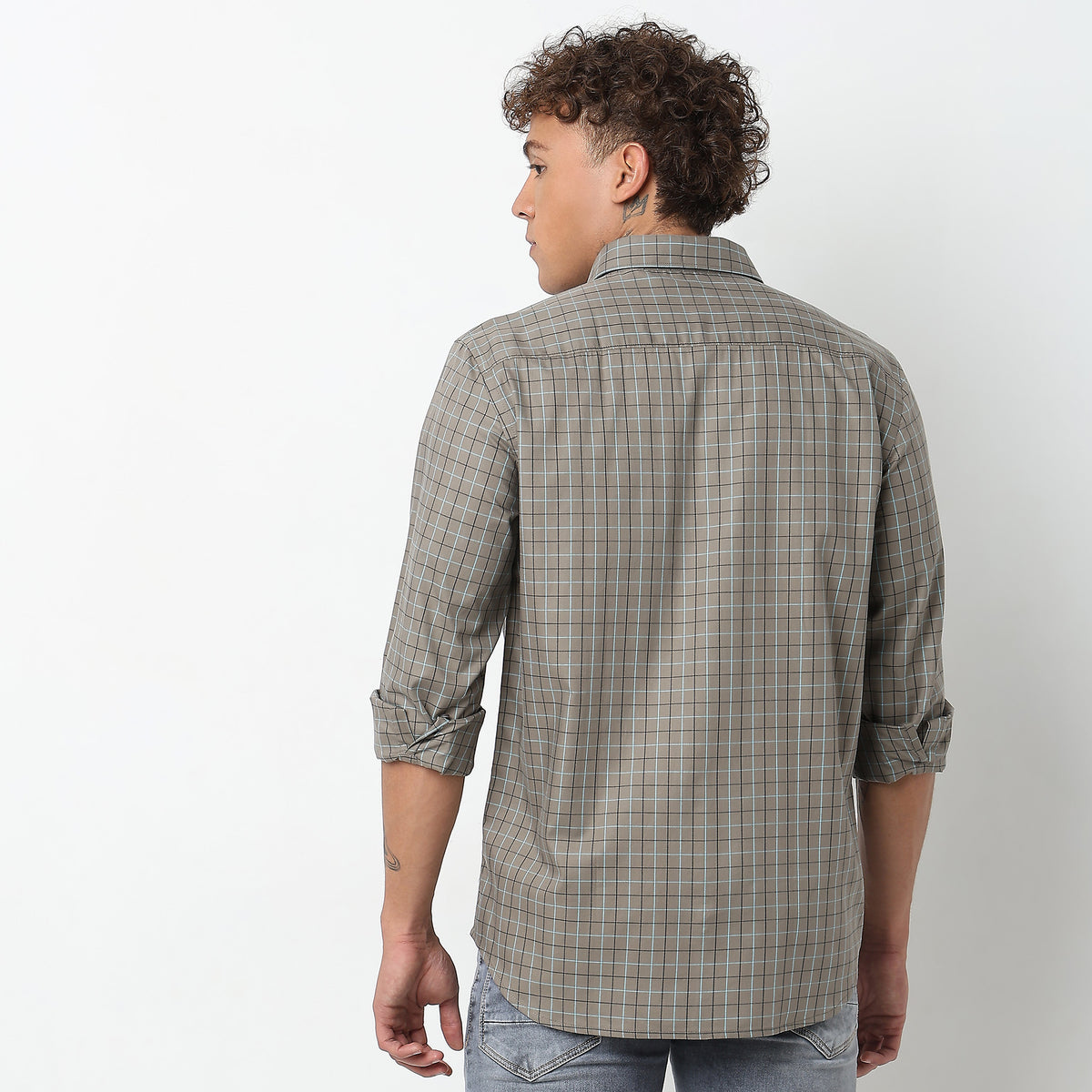 Regular Fit Checkered Shirt