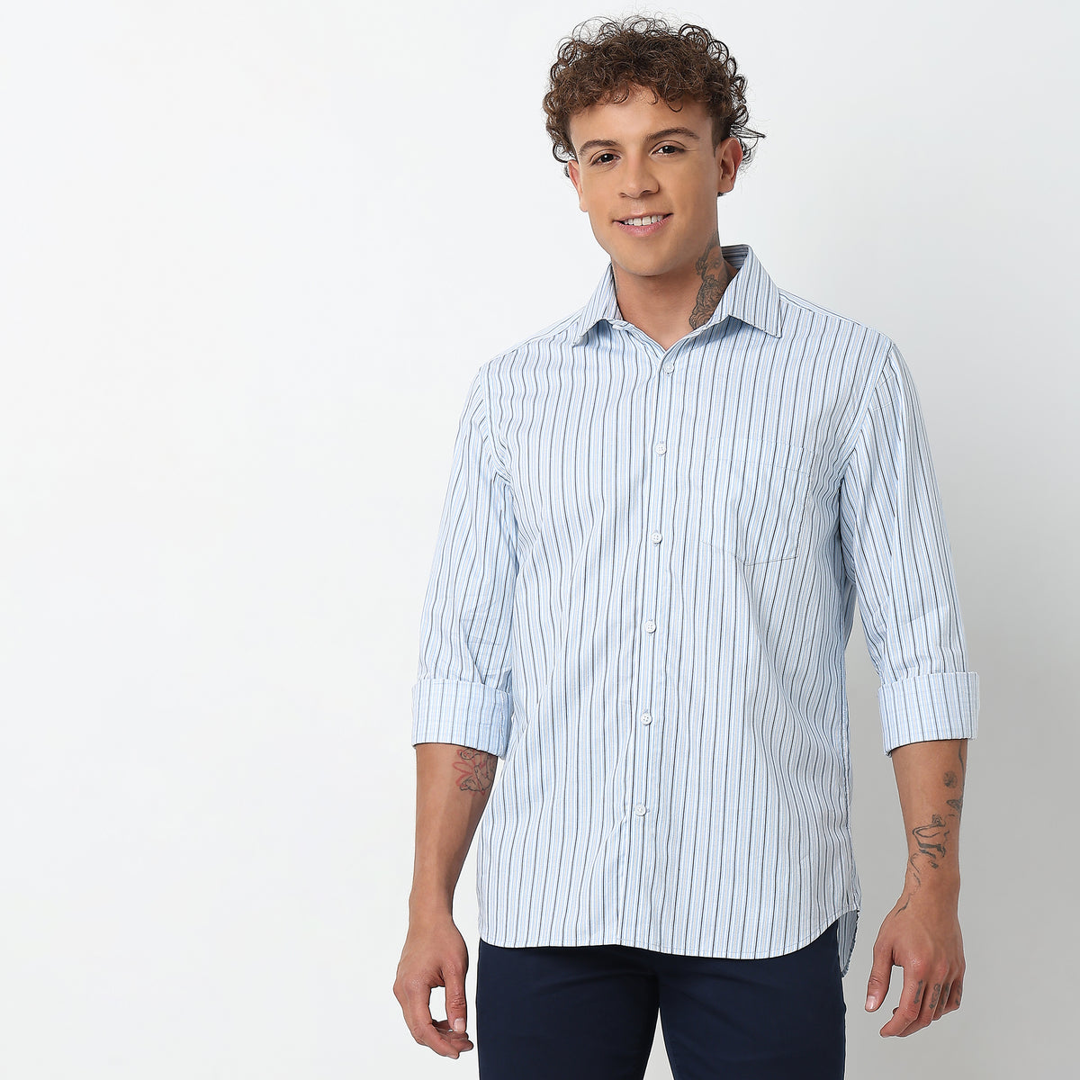 Regular Fit Striped Shirt