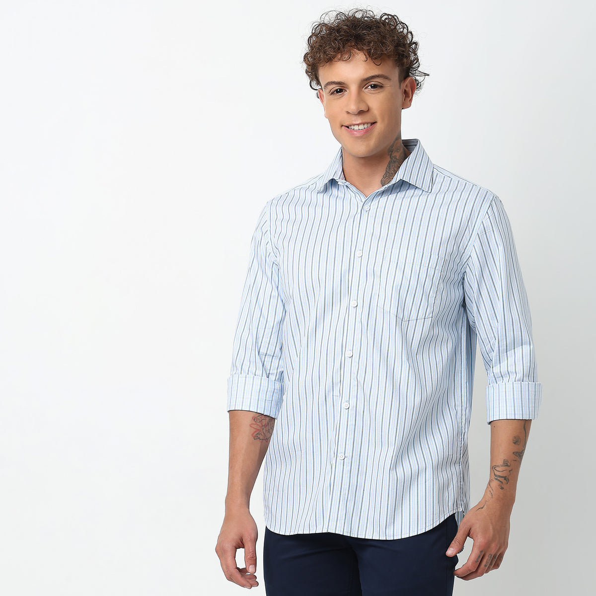 Regular Fit Striped Shirt