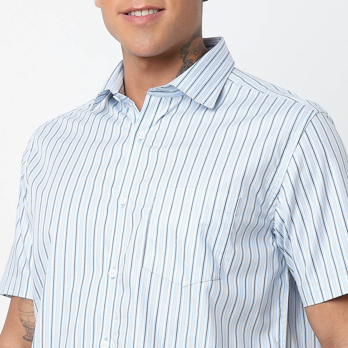 Regular Fit Striped Shirt