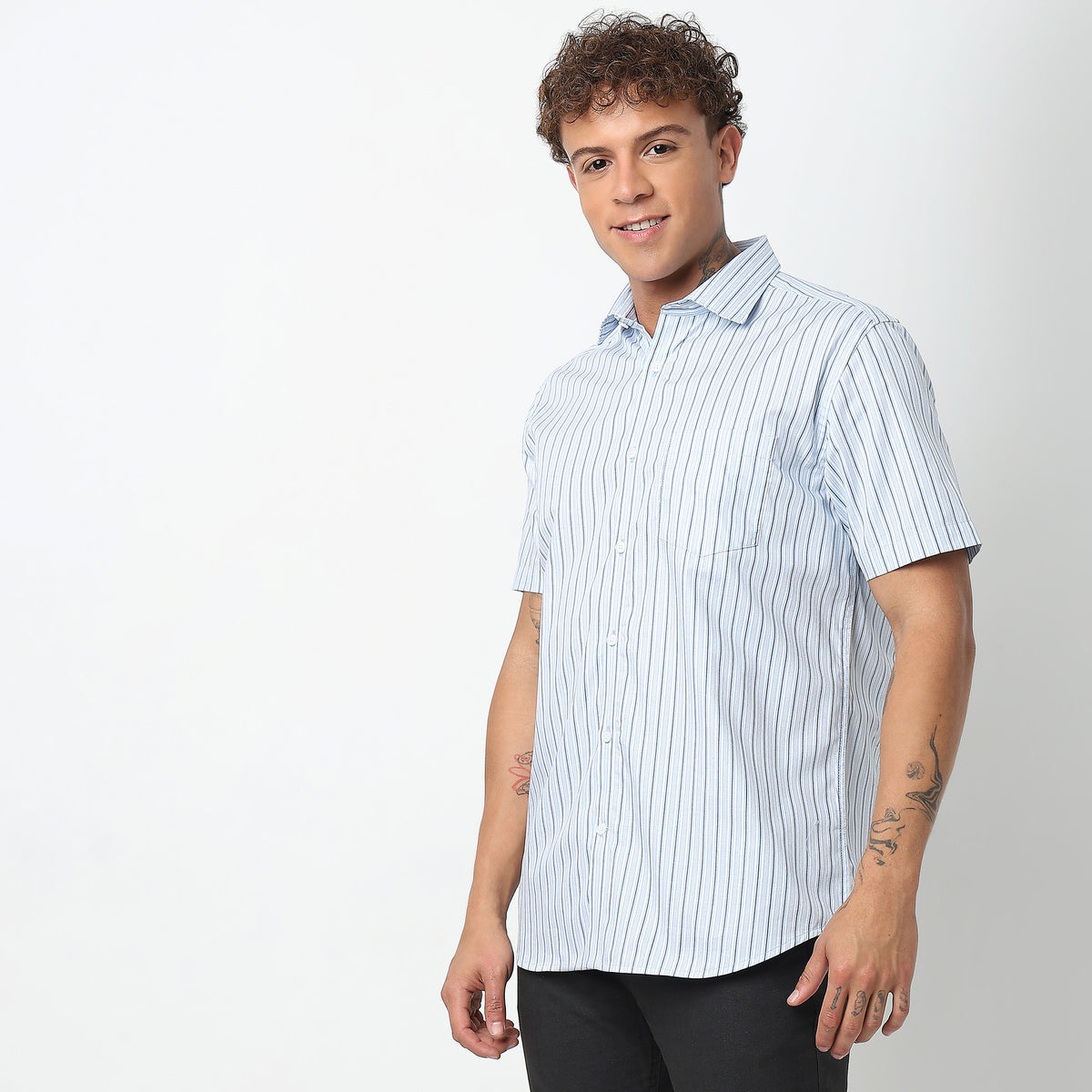 Regular Fit Striped Shirt