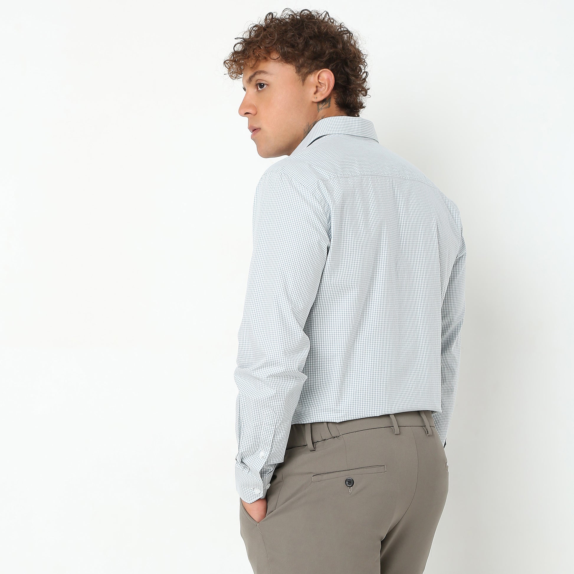 Regular Fit Checkered Shirt