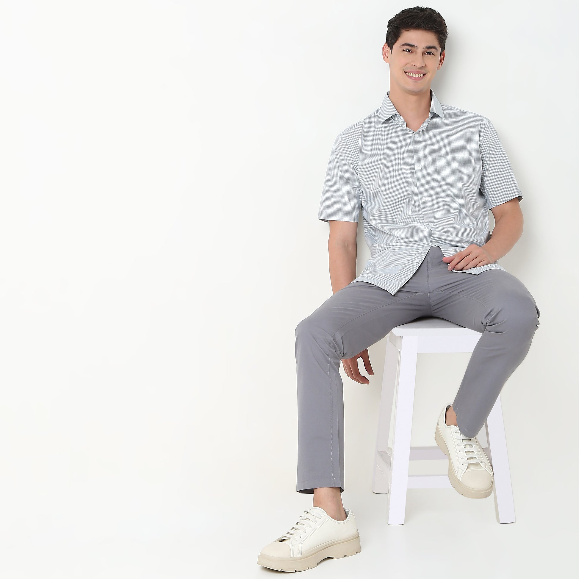 Regular Fit Checkered Shirt