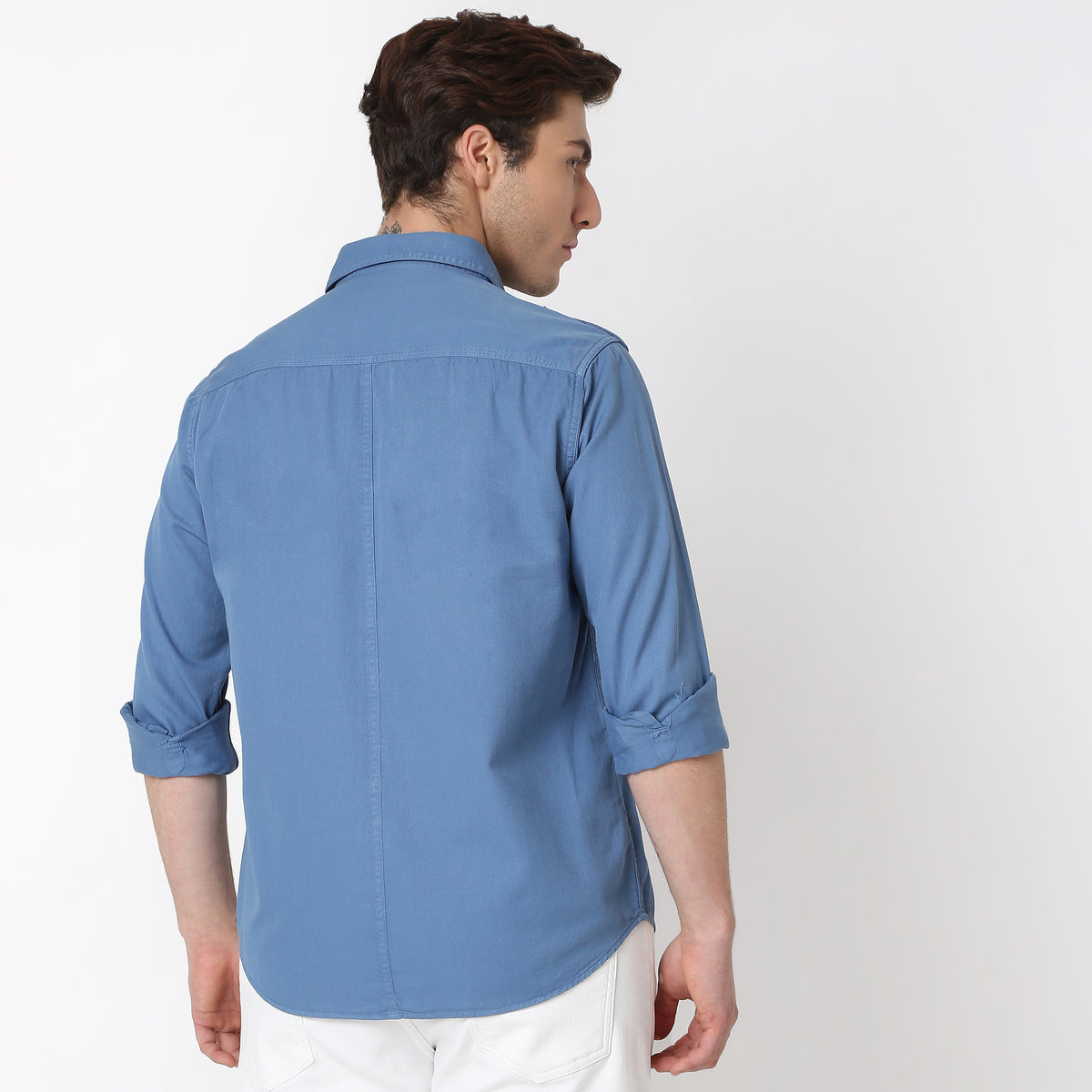 Regular Fit Solid Shirt