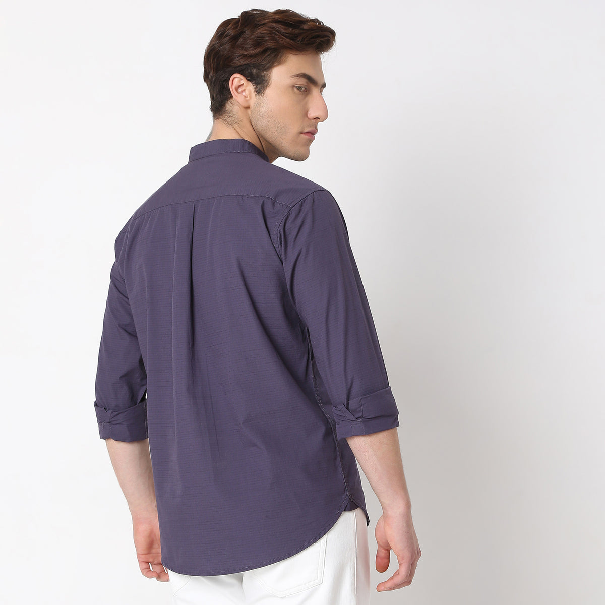 Regular Fit Solid Shirt