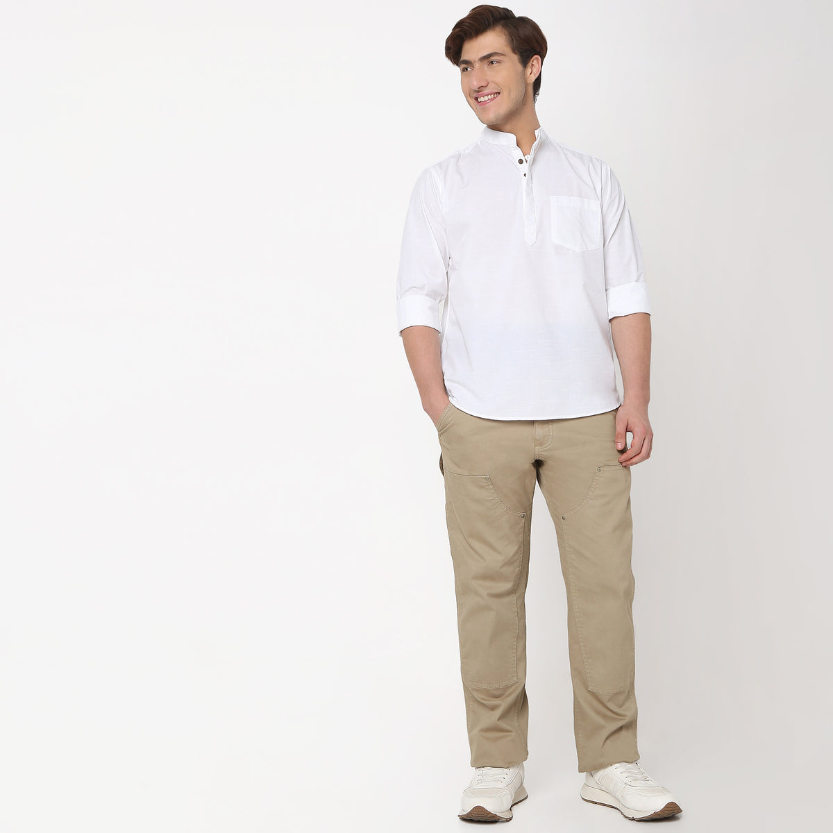 Regular Fit Solid Shirt